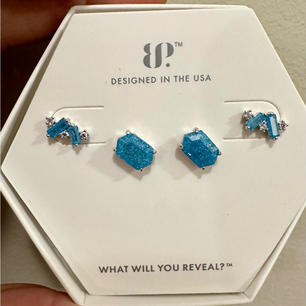 Bomb Party Sparkle Stud Moments Earrings
